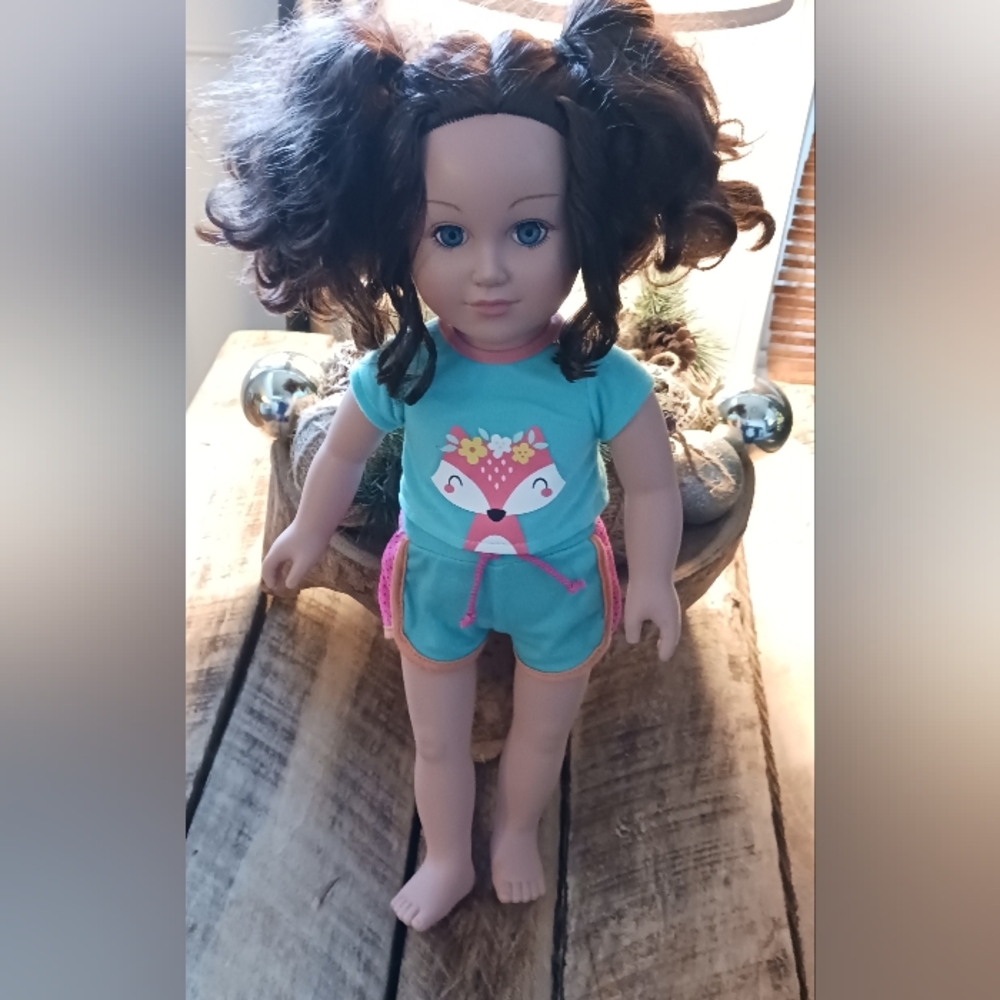 My Life As Addison 18" Doll - Brunette Hair, Blue Eyes